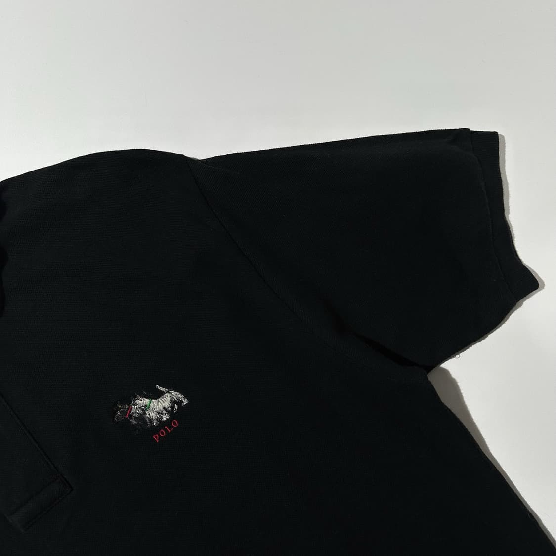 폴로 랄프로렌 도그 엠브로이디드 피케 카라 반팔 티셔츠 상품이미지5