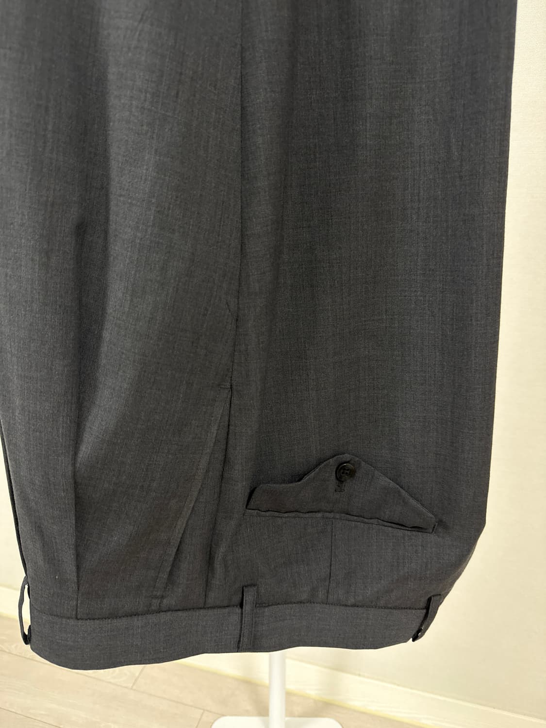 셔터 super light wool pants(dark grey) m 상품이미지5