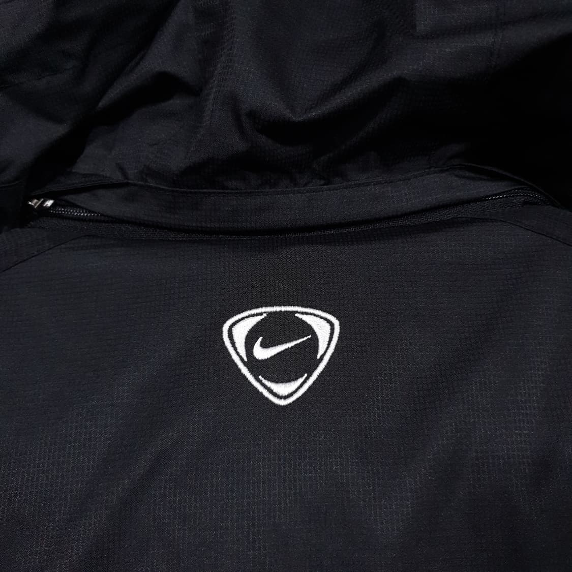 실측 L (100) 나이키 00s 맨유 박지성 후드 자켓 패딩 점퍼 블랙 상품이미지10