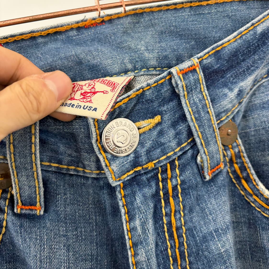 트루릴리전 부츠컷 데님 팬츠 상품이미지8