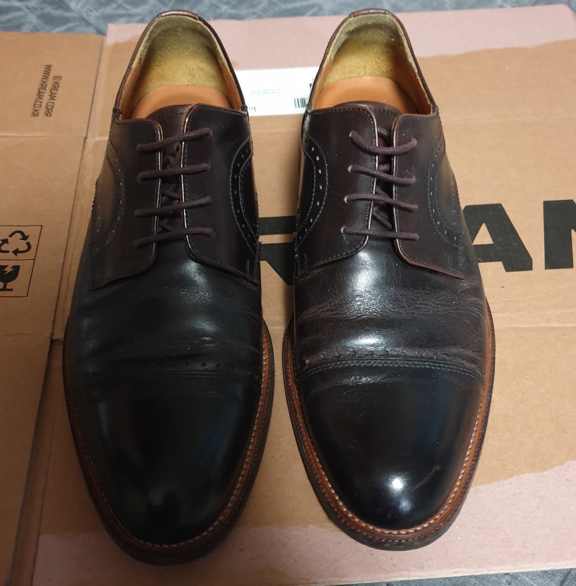 브루노말리 이태리 클래식 스트레이트팁 더비 슈즈 (255) 상품이미지3