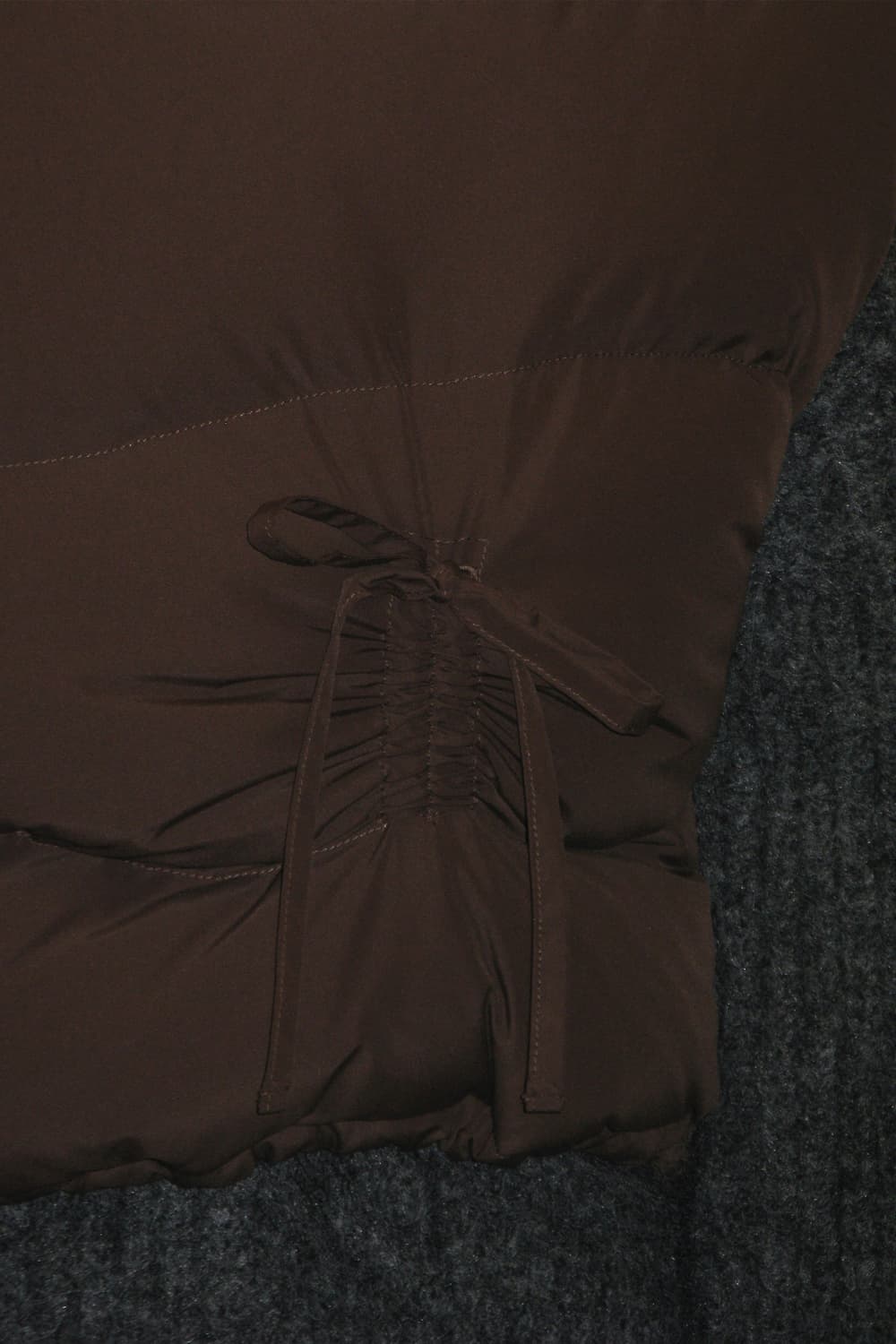 Sinoon ribbon detail puffer vest 상품이미지6