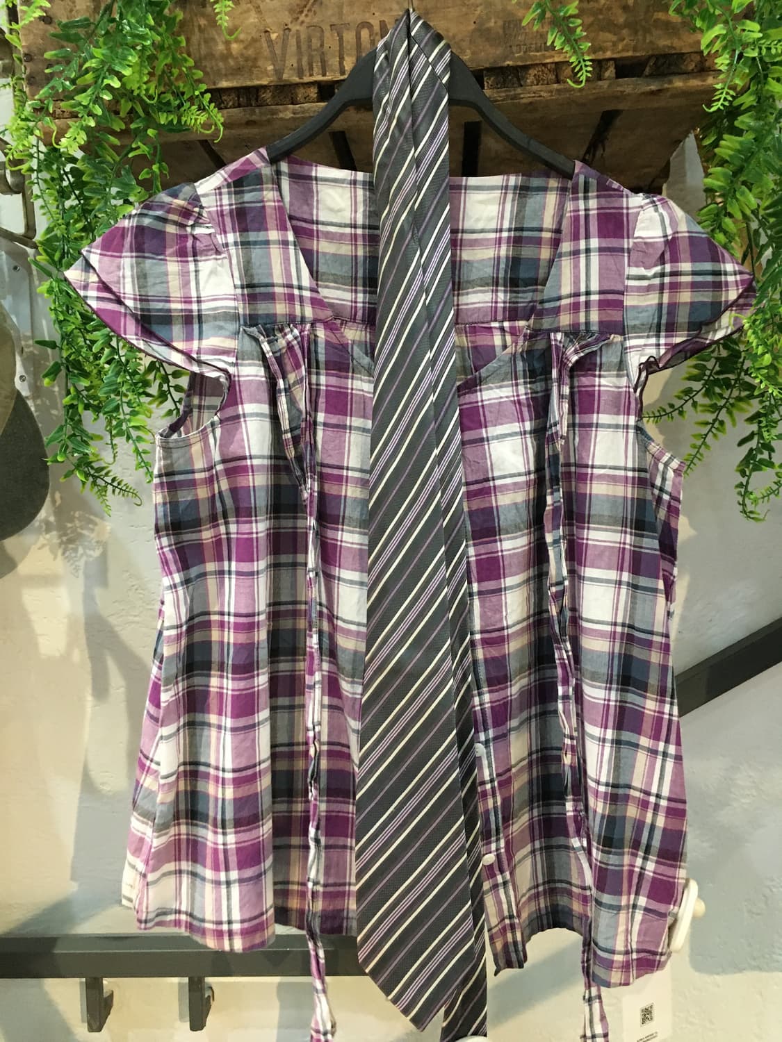 빈티지 보라 핀터 코디 세트 상품이미지7