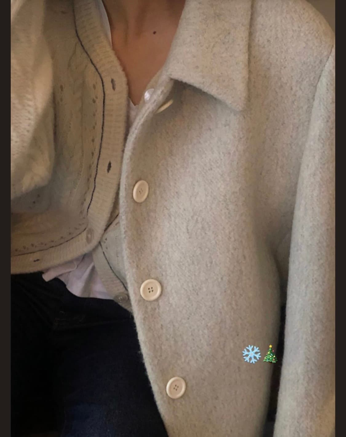 Haag 헤이그 모헤어 하프코트 상품이미지2