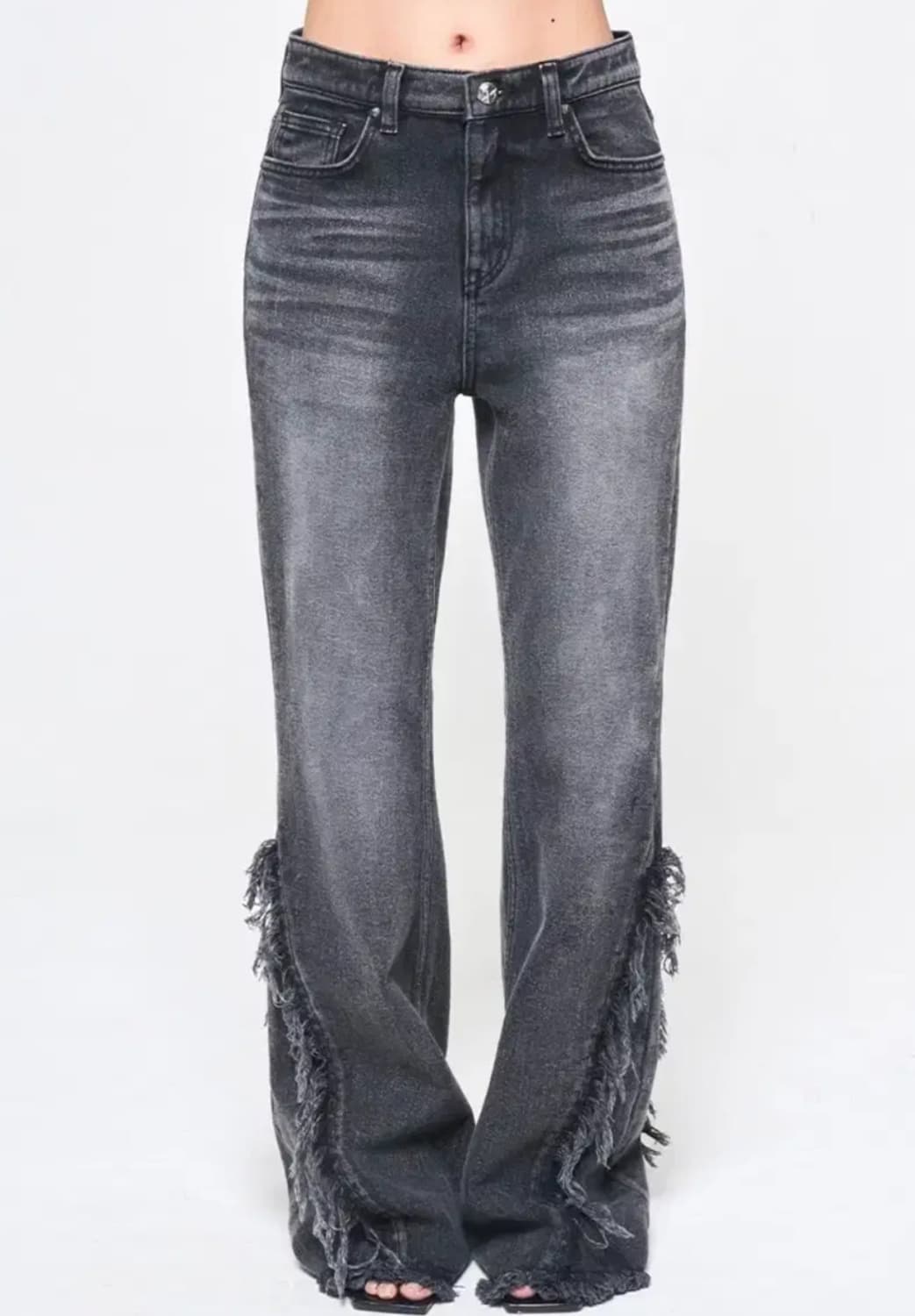 yeel 태슬 부츠컷 팬츠 s 사이즈 새상품 상품이미지1