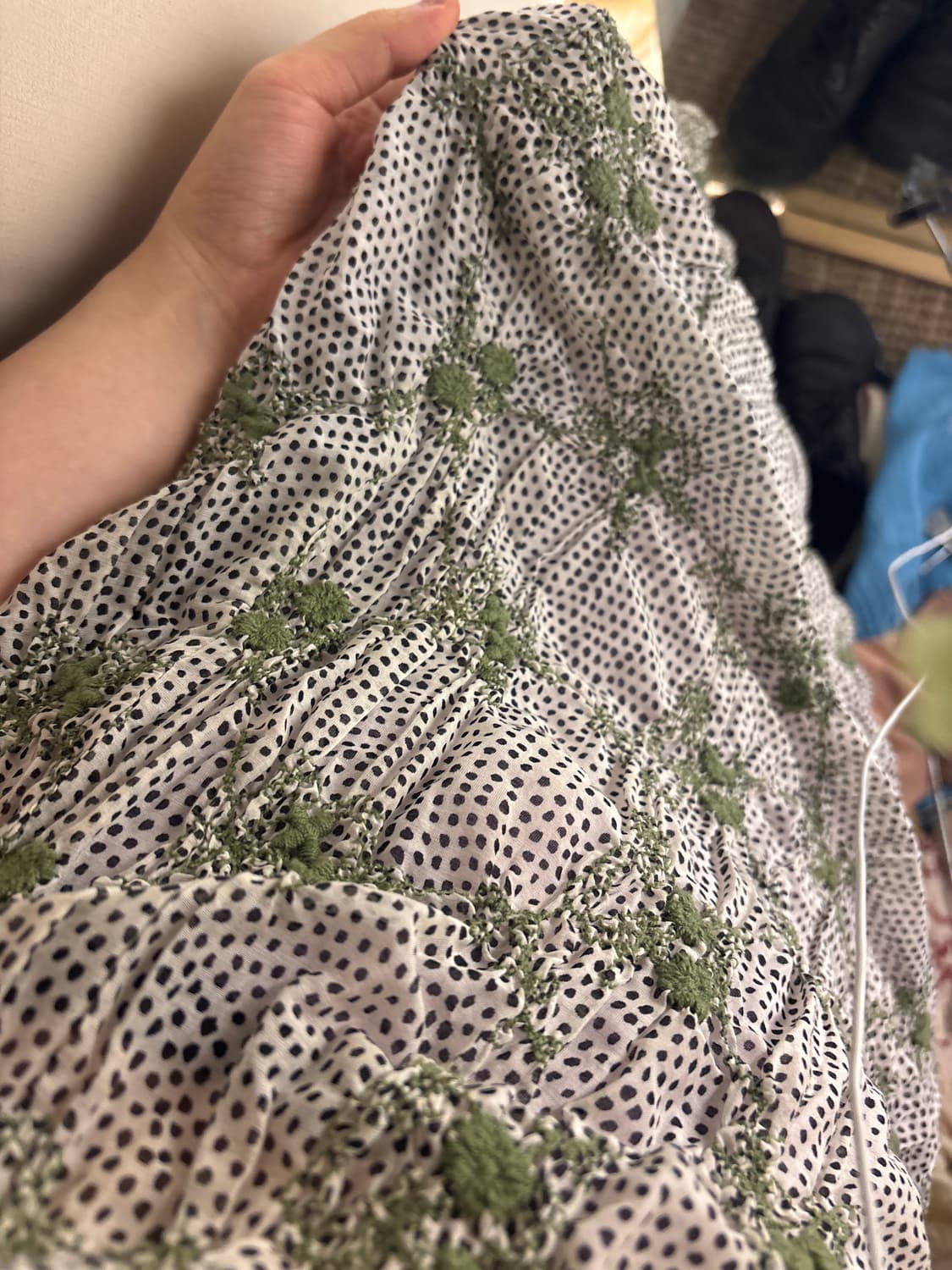 Dot seersucker Dress 원피스 상품이미지3