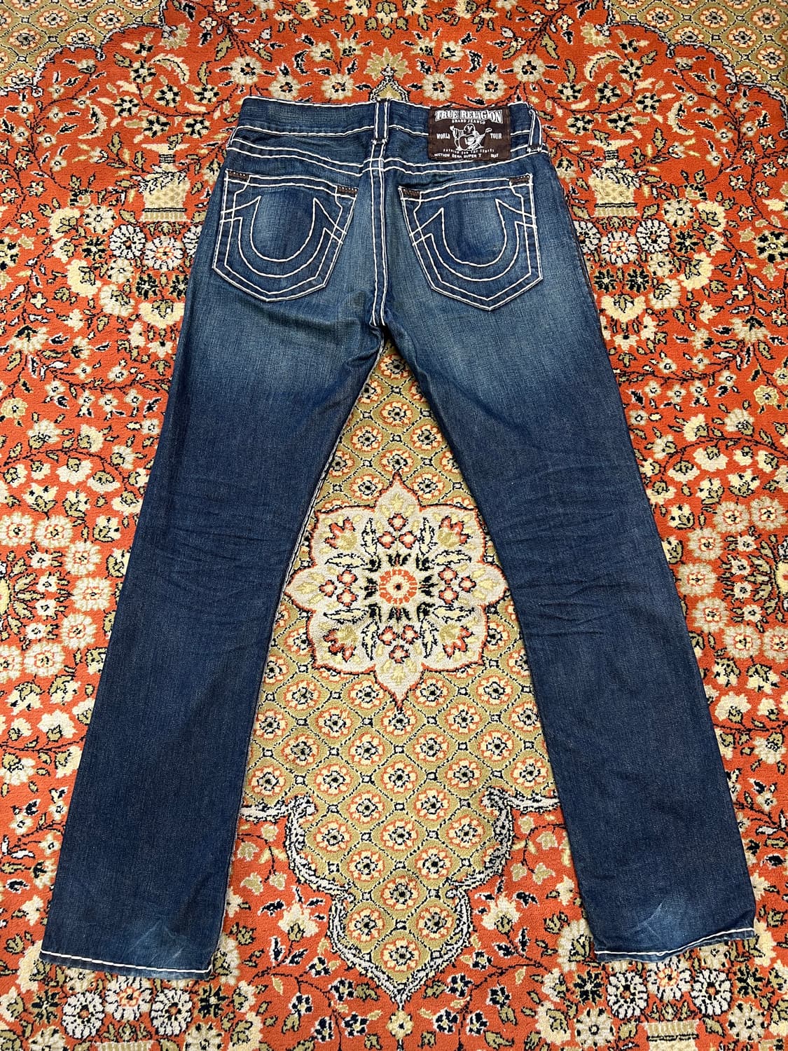 [32] 트루릴리전 제노 슈퍼 T 데님 팬츠 상품이미지1