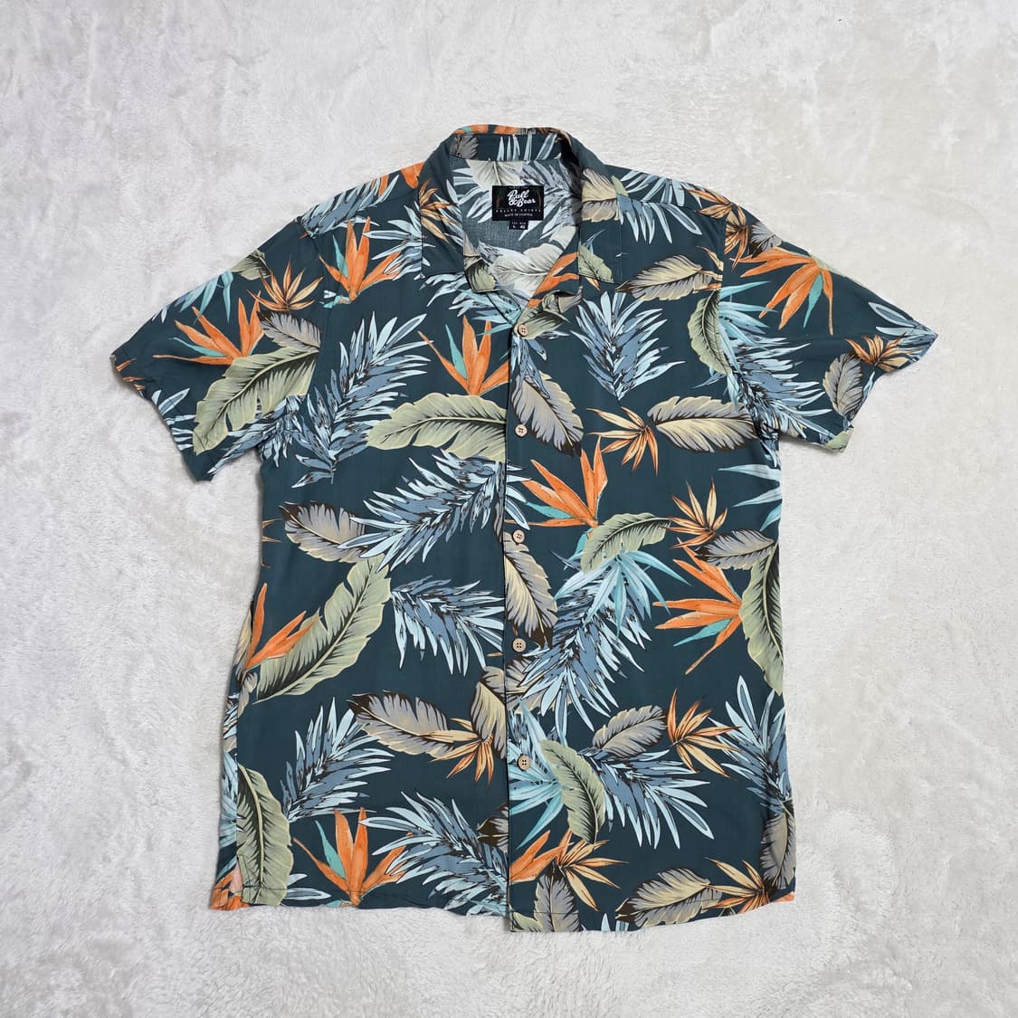 (L)폴앤베어 반팔 하와이안 셔츠  상품이미지1
