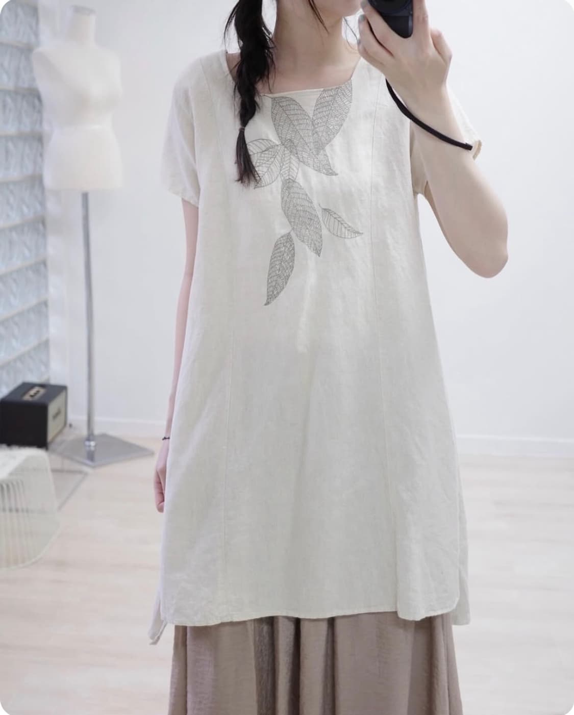 Sunny clouds natural One-piece 상품이미지1