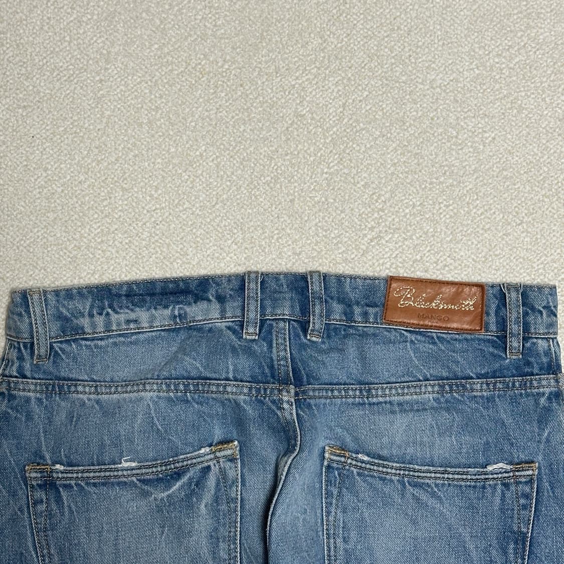 블랙스미스 망고 맨 루즈 테이퍼드 데님 팬츠 상품이미지4