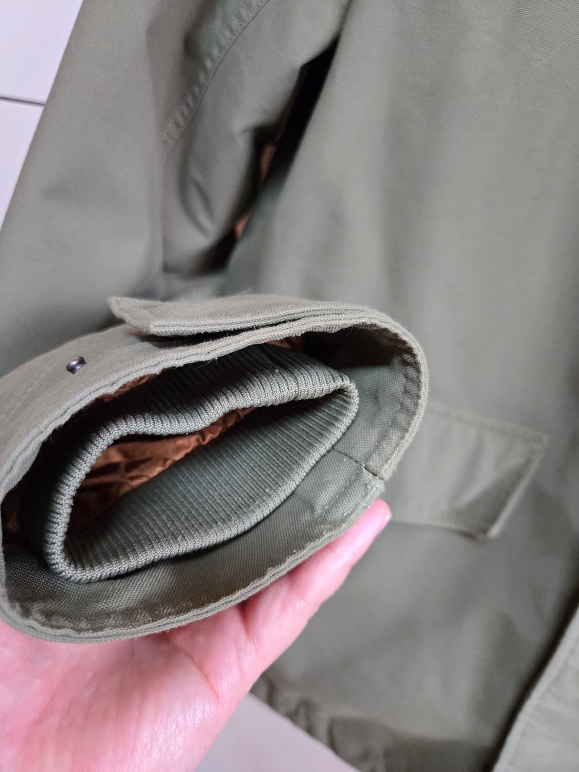 파타고니아 스톰드리프트 야상 패딩 카키 올리브 상품이미지4