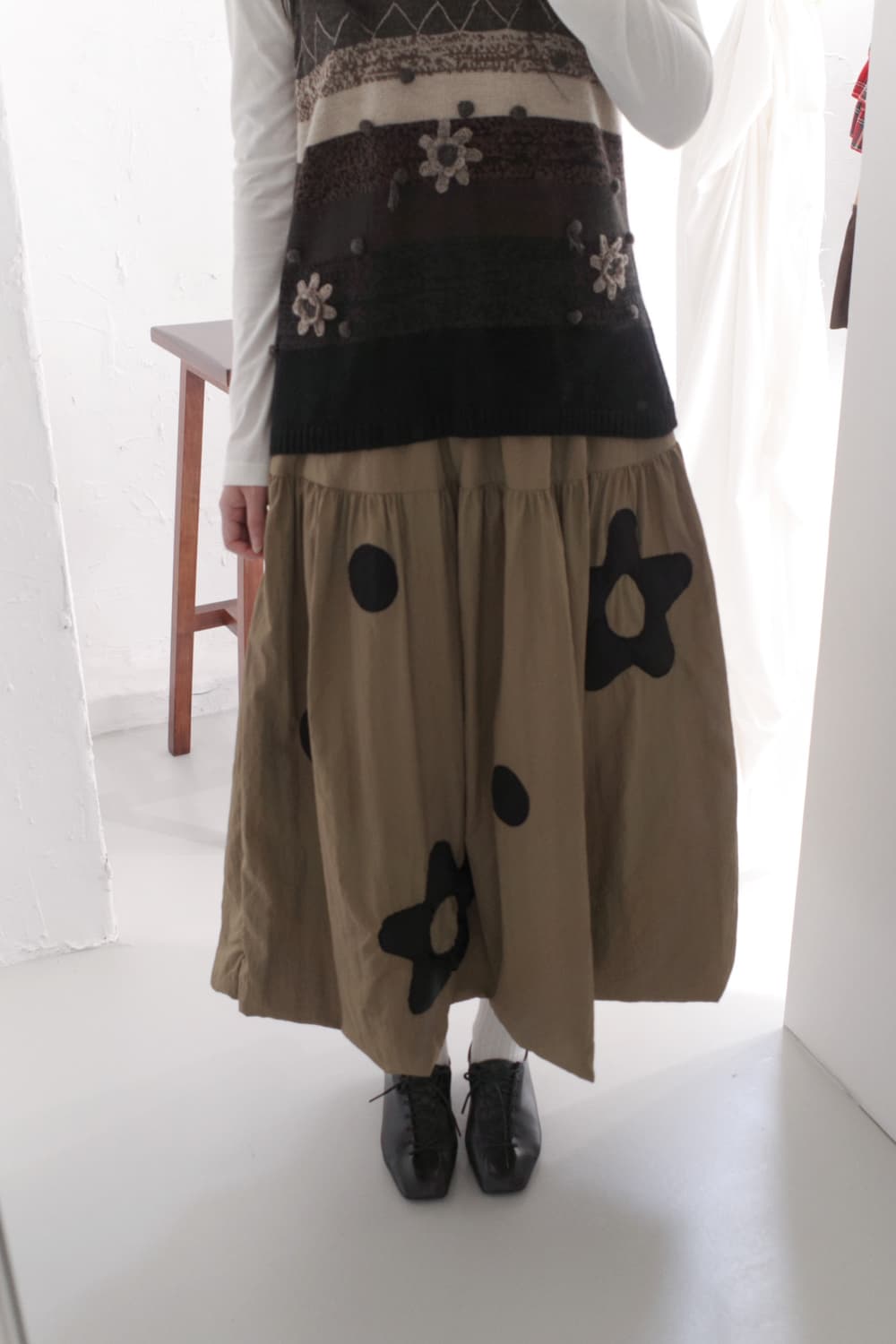 flower dot balloon skirt  상품이미지6