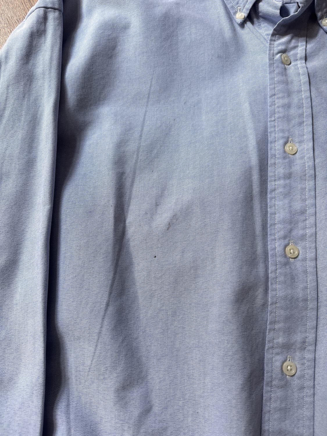 [L]90's 폴로 랄프로렌 BIG SHIRT 스카이블루 옥스포드 셔츠 상품이미지4