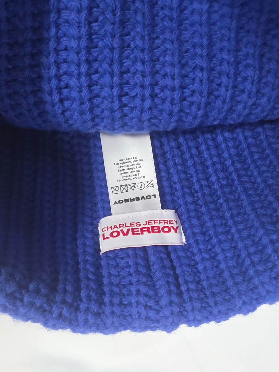 [Loverboy] 러버보이 찰스제프리 블루 니트 비니 상품이미지3