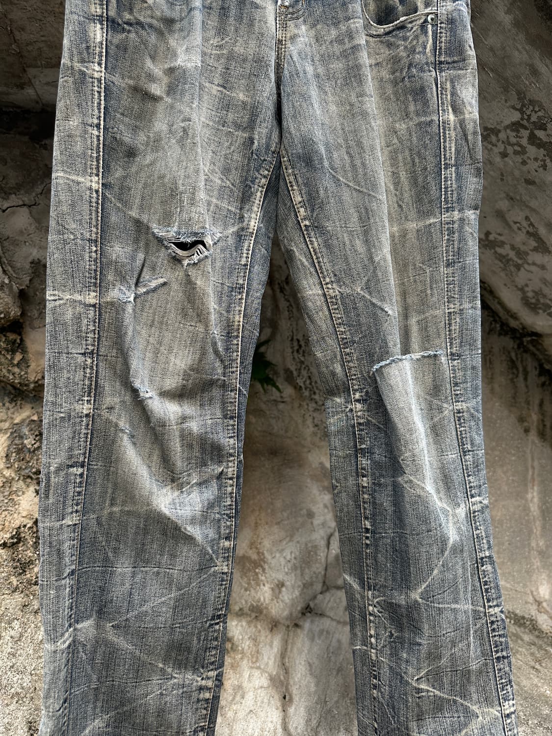 Superubis distressed denim jeans 상품이미지4