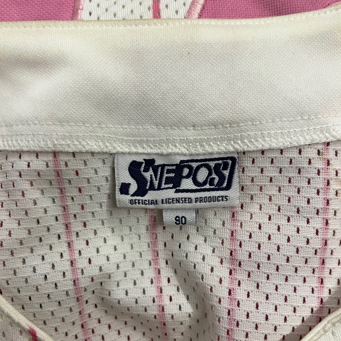 [90] 롯데 자이언츠 핑크 스트라이프 유니폼 37번 마킹 b18 상품이미지6