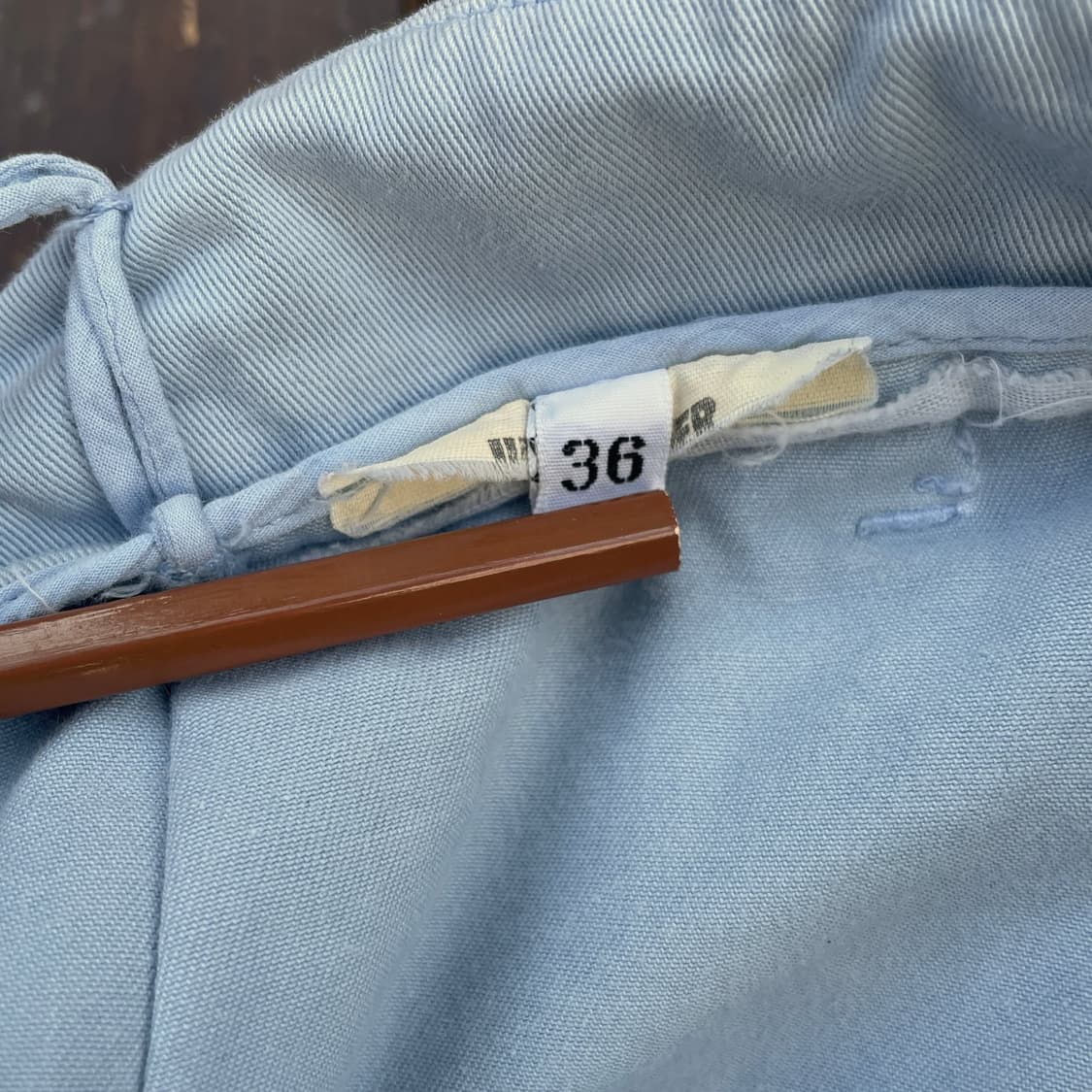 JIL SANDER Sky blue chino skirt 상품이미지8