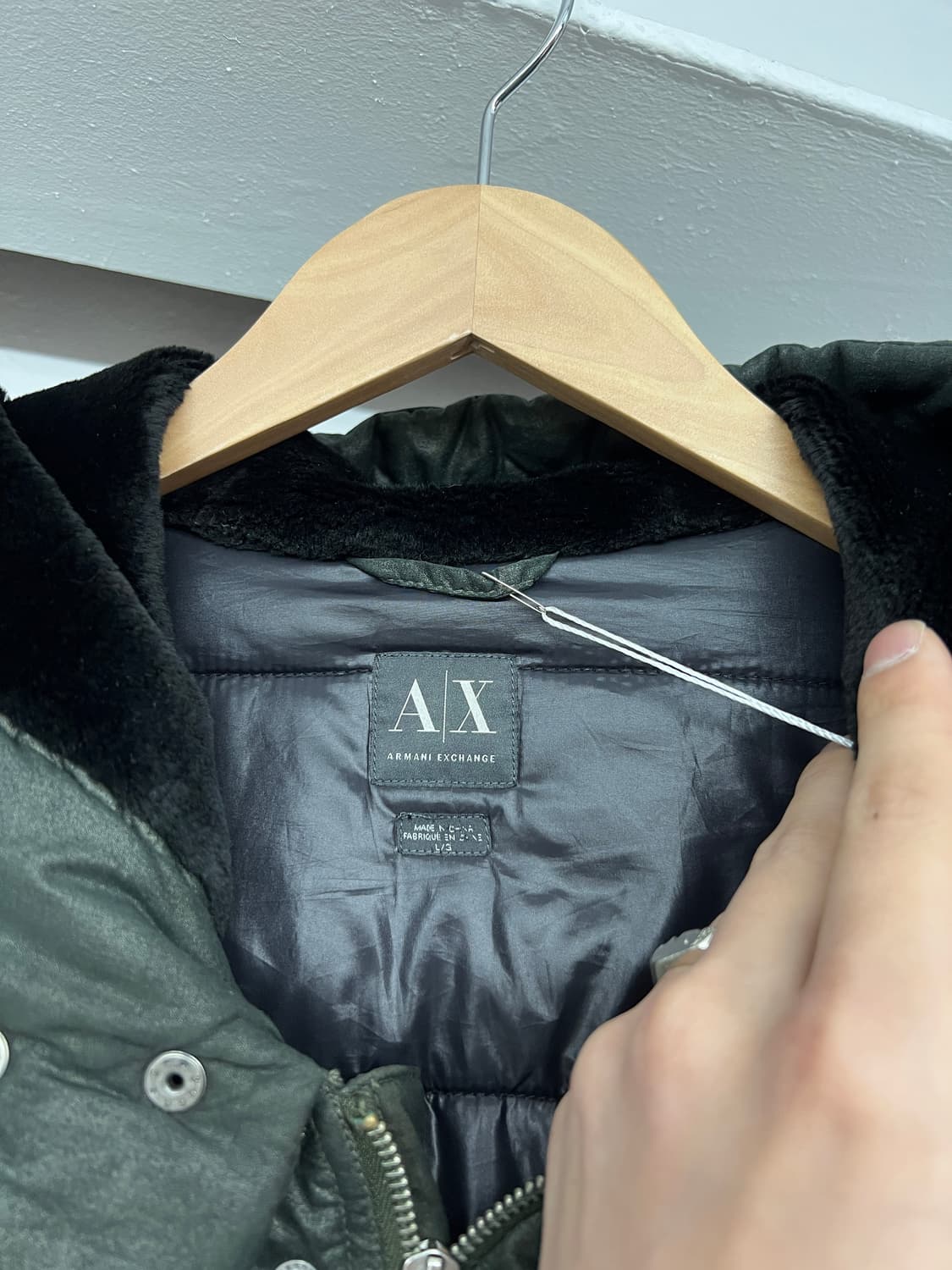 알마니 익스체인지 2-way 봄버자켓 상품이미지4