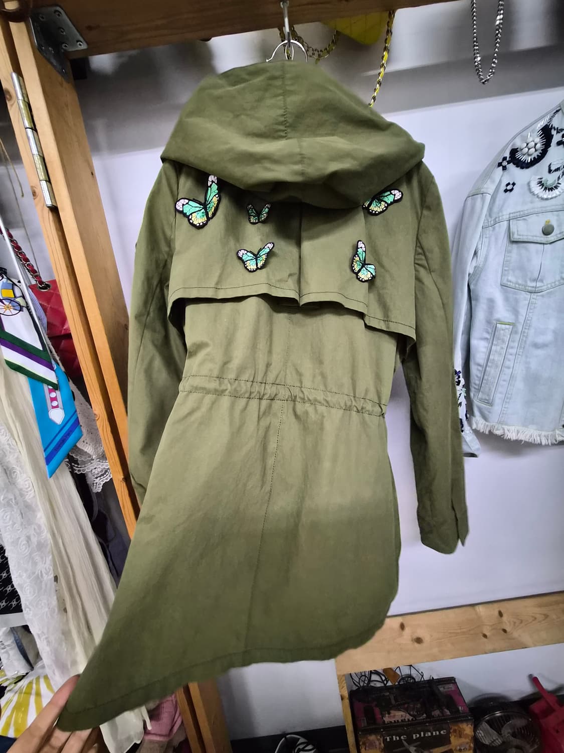 에고이스트 입체자수 사파리 야상 상품이미지6