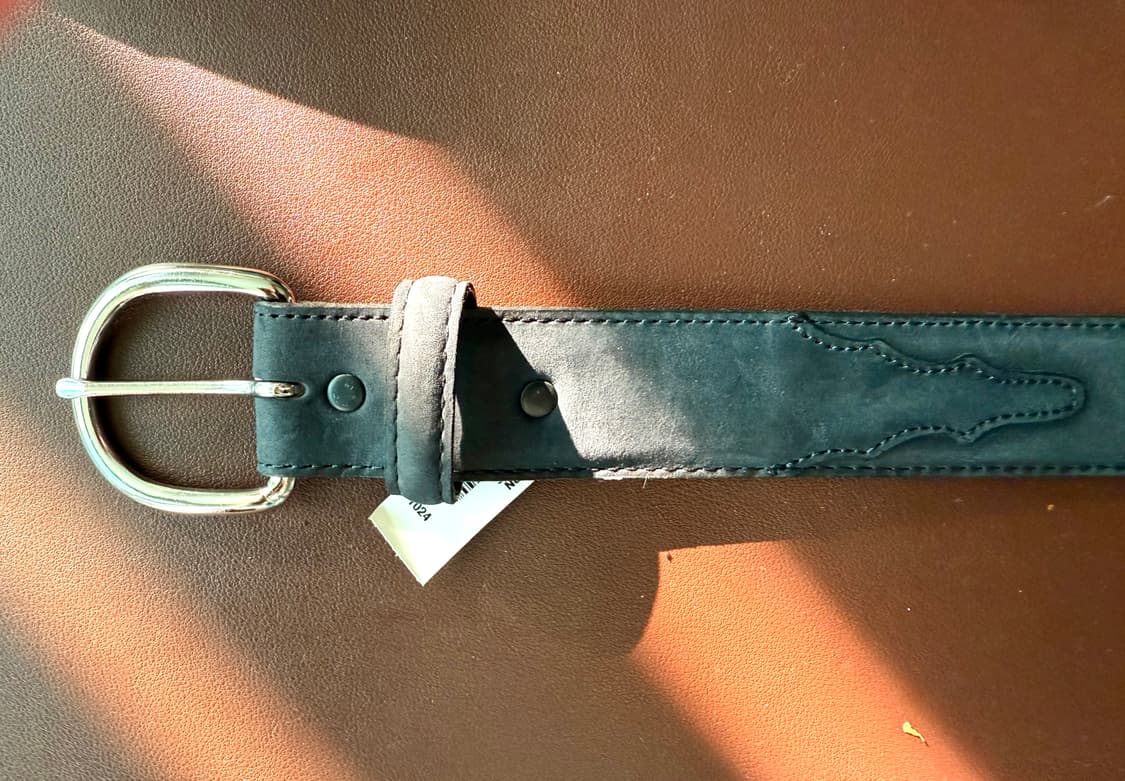 Made in USA 웨스턴 스웨이드 벨트 34-36 상품이미지6