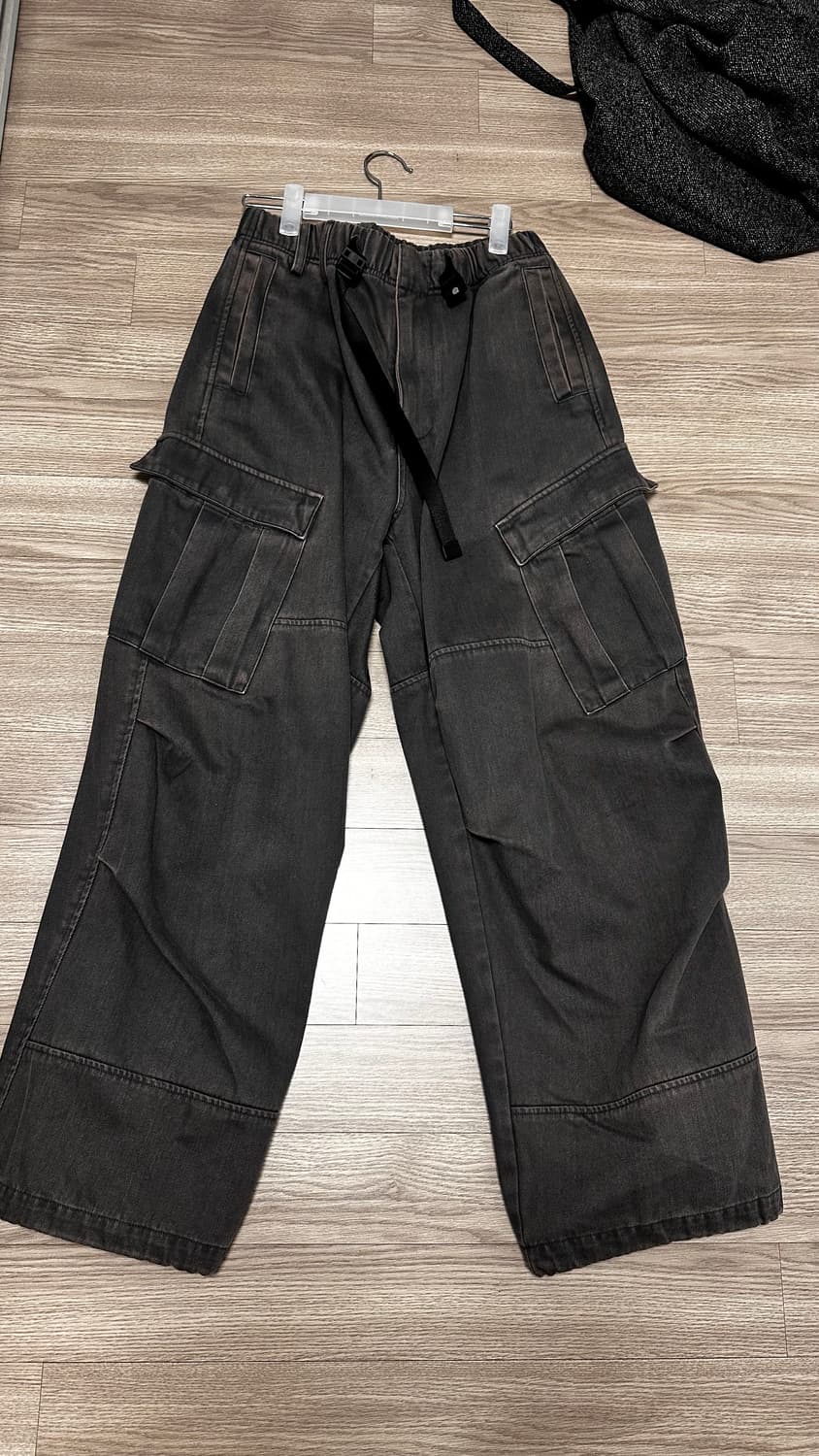 [3] 해칭룸 밀팬츠 워시드 차콜 3 상품이미지2