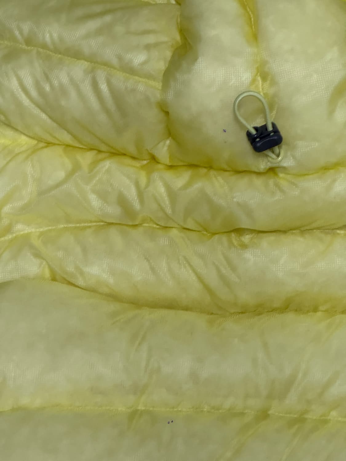 썬러브 SUNLOVE 후드 플라이 라이트 다운 자켓 옐로우 / L사이즈 상품이미지7