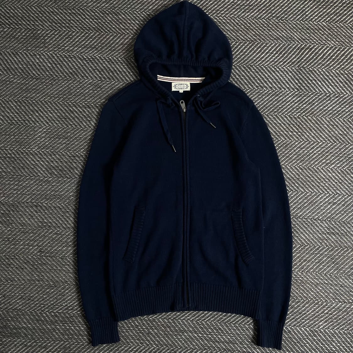 빈폴 미니멀 디테일 후드 니트 집업y 3022 상품이미지3