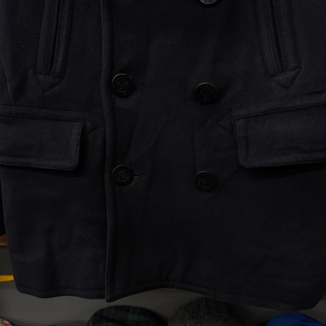 90s 폴로 랄프로렌 US NAVY 미 해군 밀리터리 복각 피코트 상품이미지4