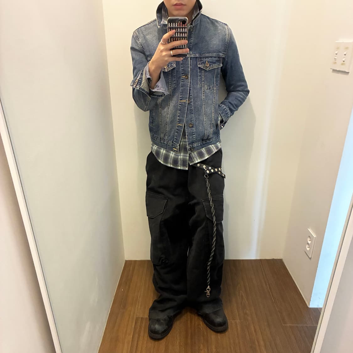 Number (N)ine Washed Denim G-Jacket 상품이미지1