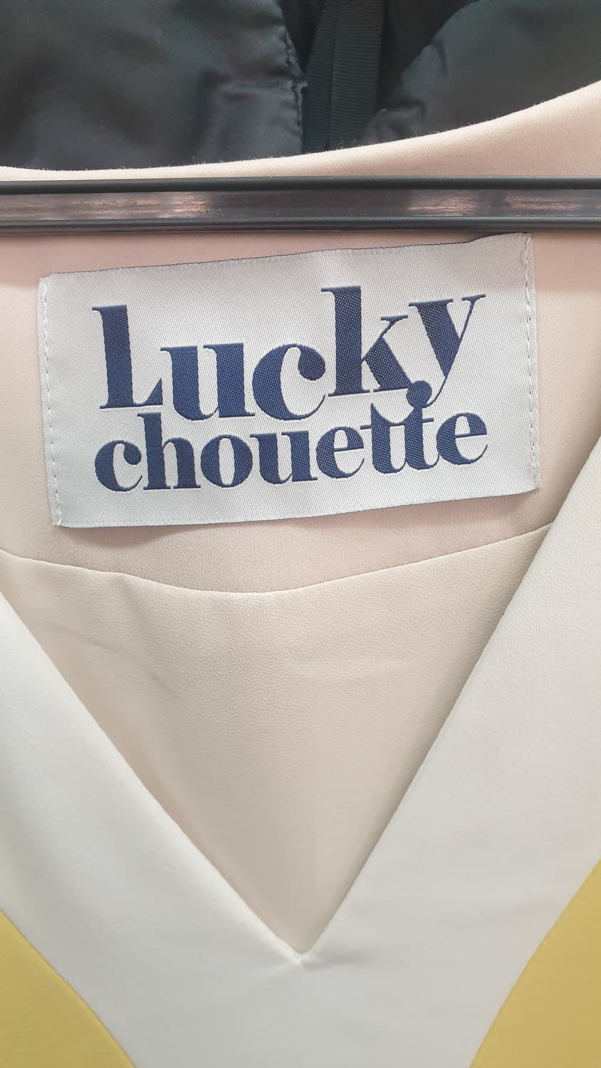 럭키슈에뜨 원피스 옐로우 플리츠 상품이미지3