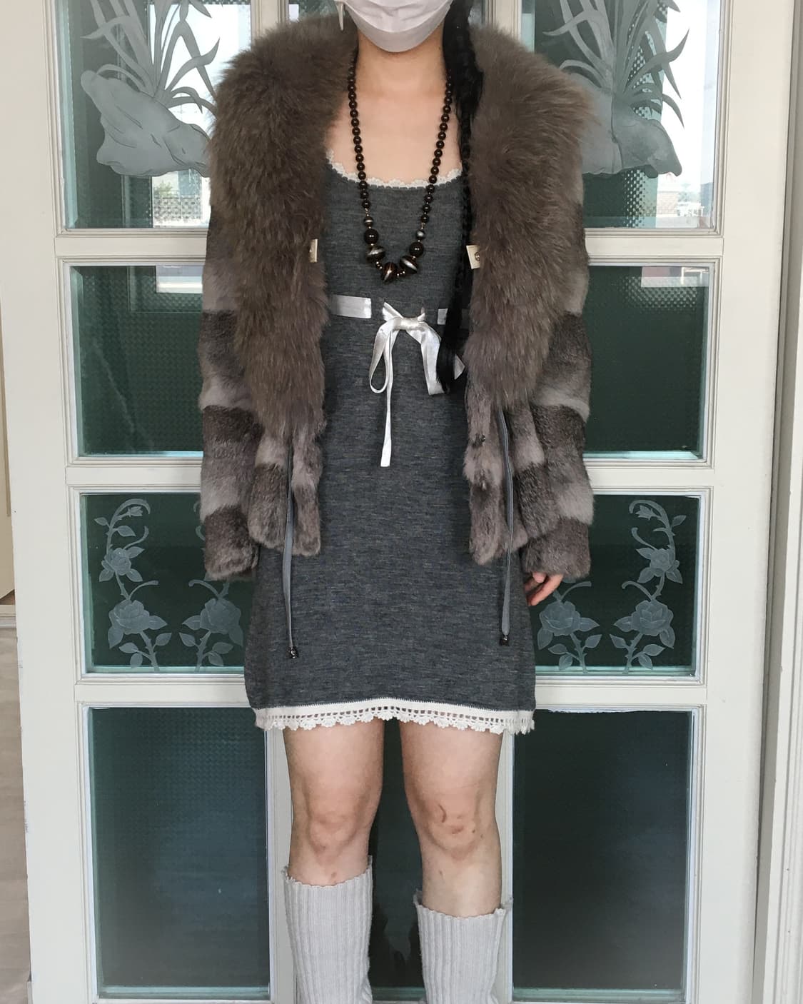 Mixed fur jacket 상품이미지6