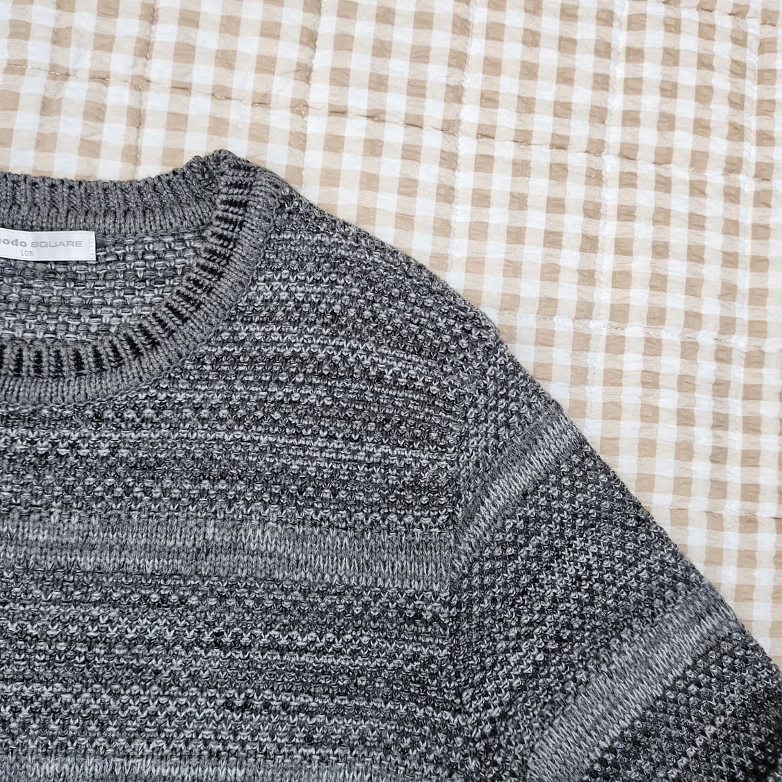 코모도스퀘어 니트 스웨터 남자100 상품이미지3