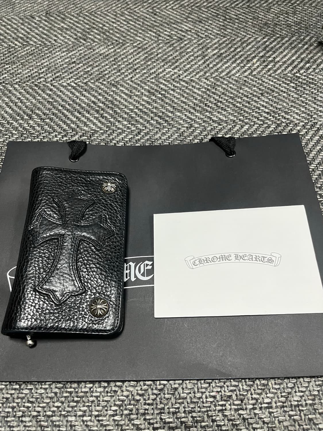 크롬하츠 크로스패치 장지갑 상품이미지1