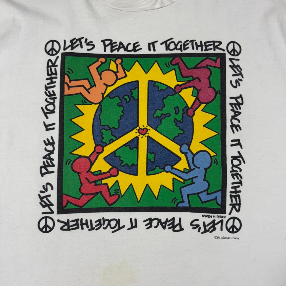 빈티지 90s  Keith Haring 키스해링 티셔츠 상품이미지3