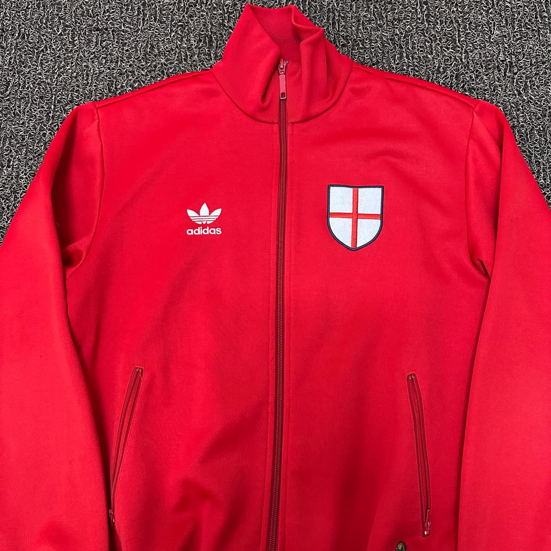 아디다스 잉글랜드 국대 트랙탑 져지 집업 레드 S 상품이미지2