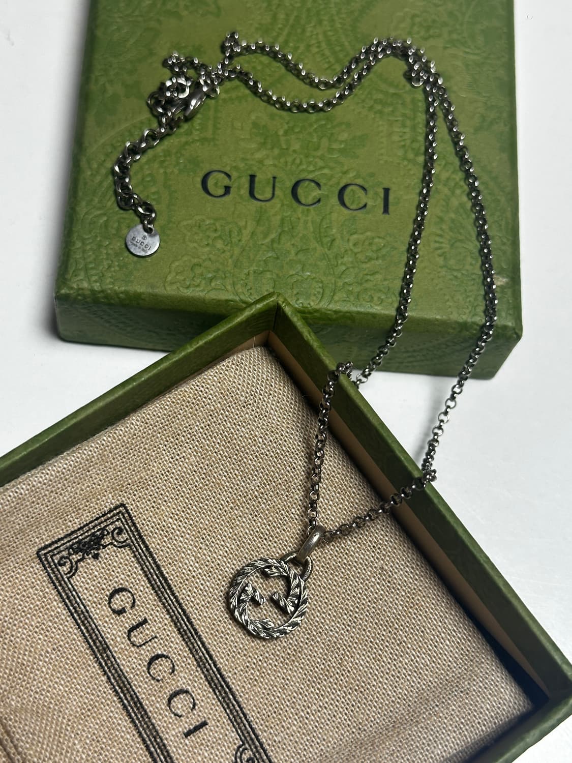 구찌 인터로킹 목걸이 상품이미지5
