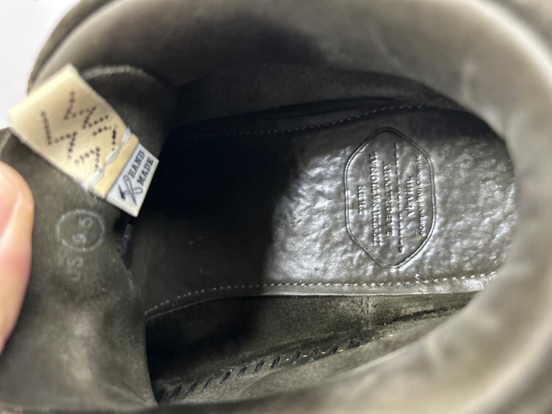 VISVIM 비즈빔 올리브 스웨이드 FBT 하프달러콘초 커스텀 9.5 상품이미지6