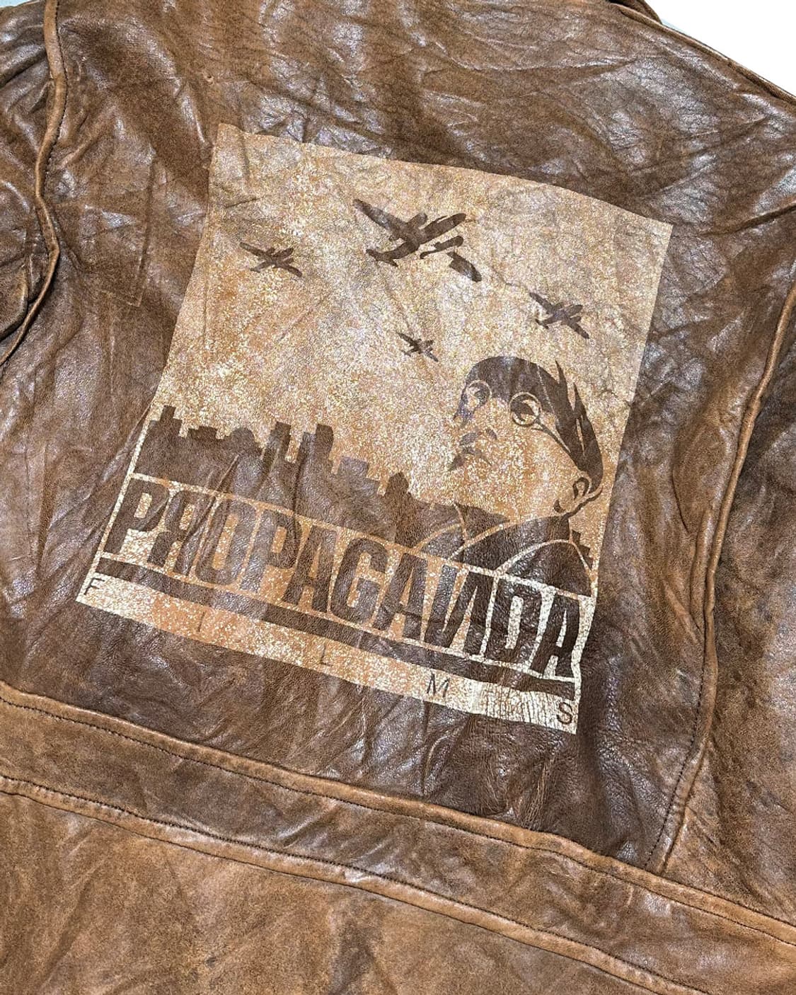 90s 헤비 리얼 레더 A2 플라이트 자켓 상품이미지7