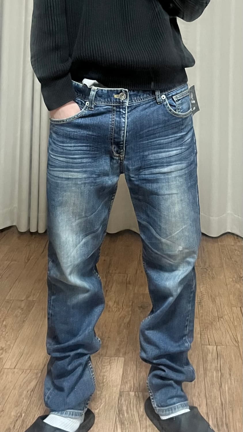 MLB 엠엘비 워싱 스트레이트 중청 데님 34 상품이미지2