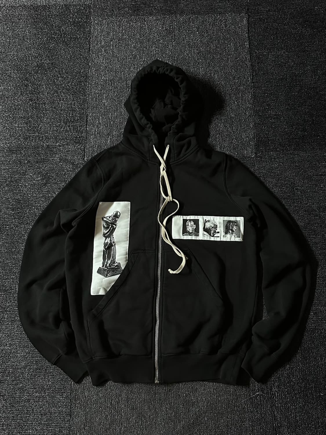 16ss 릭 오웬스 다크섀도우 사이클롭스 patch jason 후드집업 상품이미지1