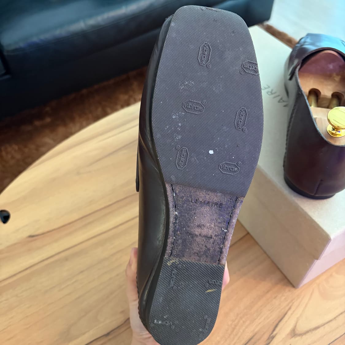 르메르 폴디드 뮬 / 다크브라운 40사이즈 상품이미지4