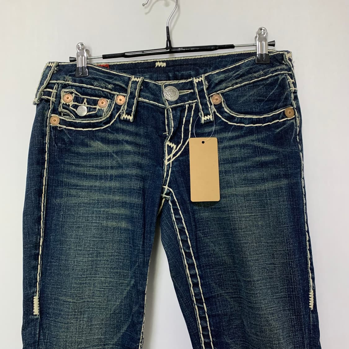 00s 트루릴리젼 부츠컷 데님 청바지 24인치 로우라이즈 로우웨스트 y2 상품이미지2