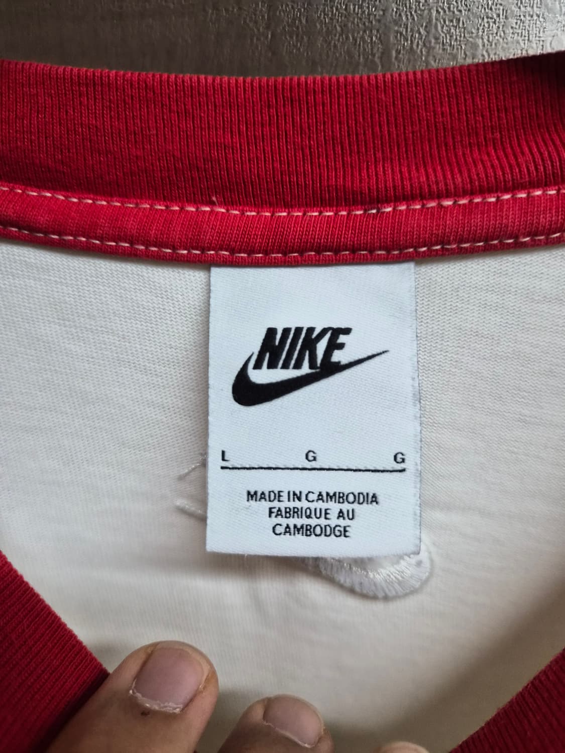 L/105) 나이키 NSW 72 럭비티 팝니다 상품이미지4