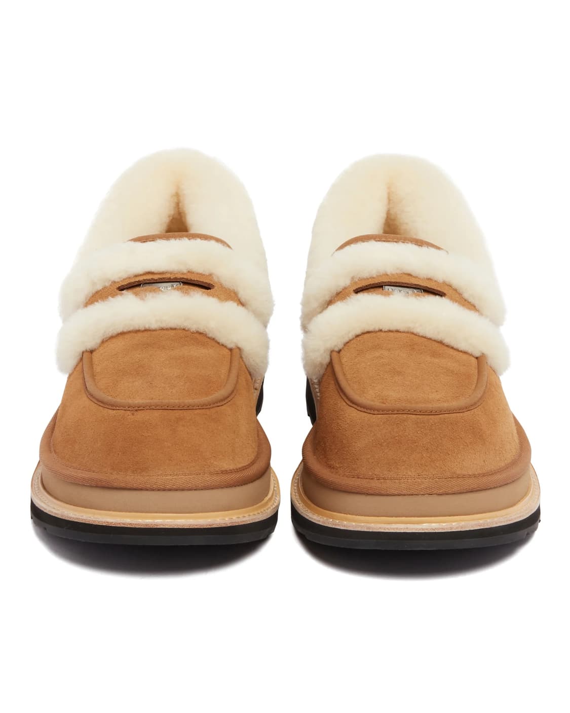 UGG X sacai Loafer Chestnut 소가죽 양모 로퍼 상품이미지6