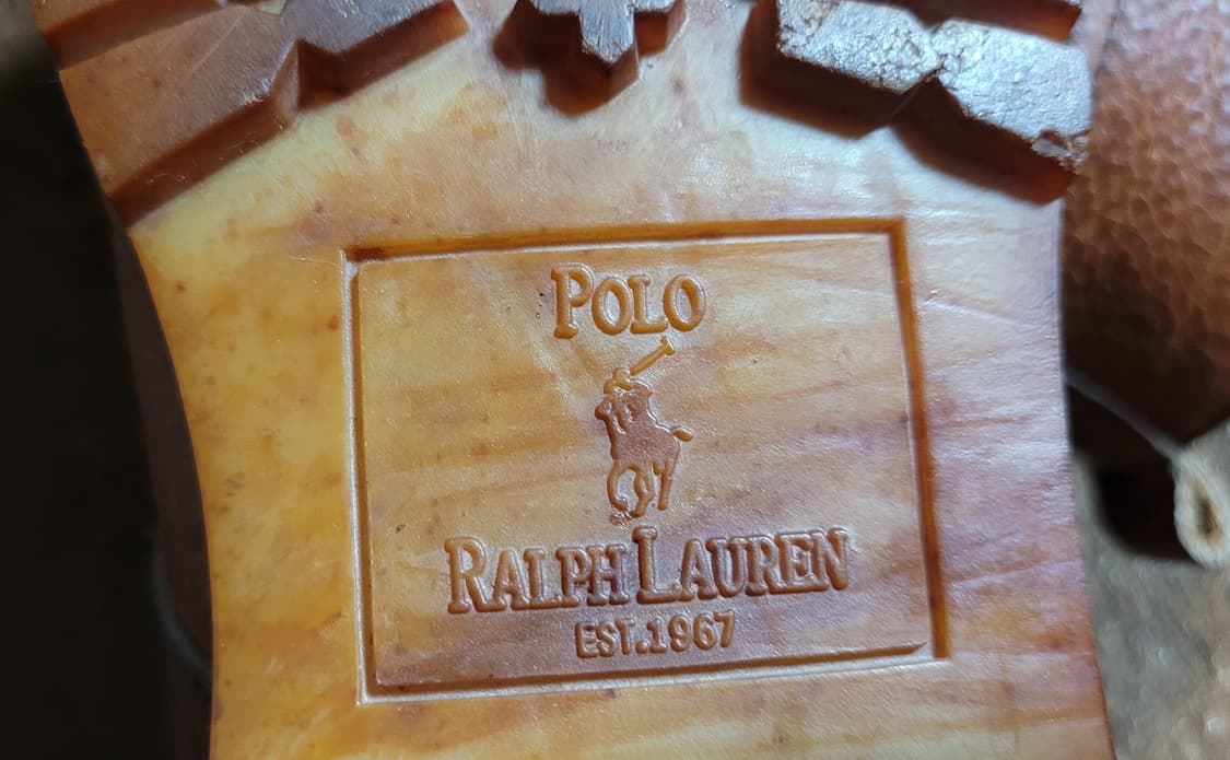 폴로 랄프로렌 남성용 브라운 레더 앵글 부츠(11D) 상품이미지9