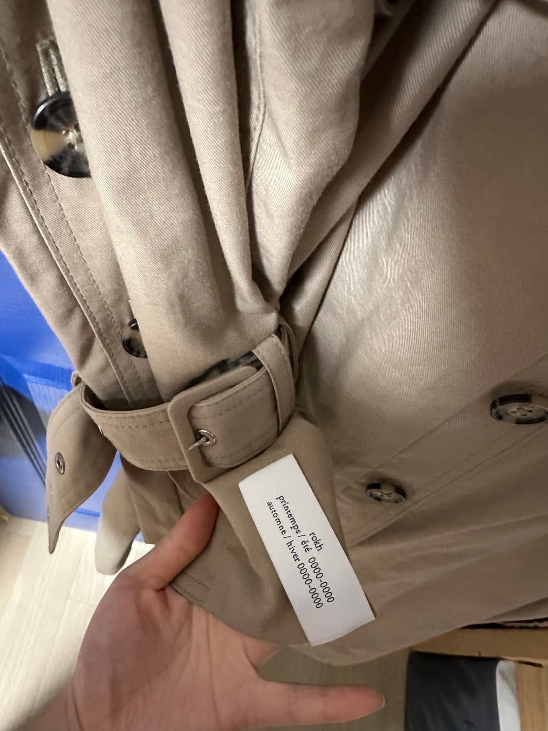 Rokh x h&m 트렌치코트 상품이미지5