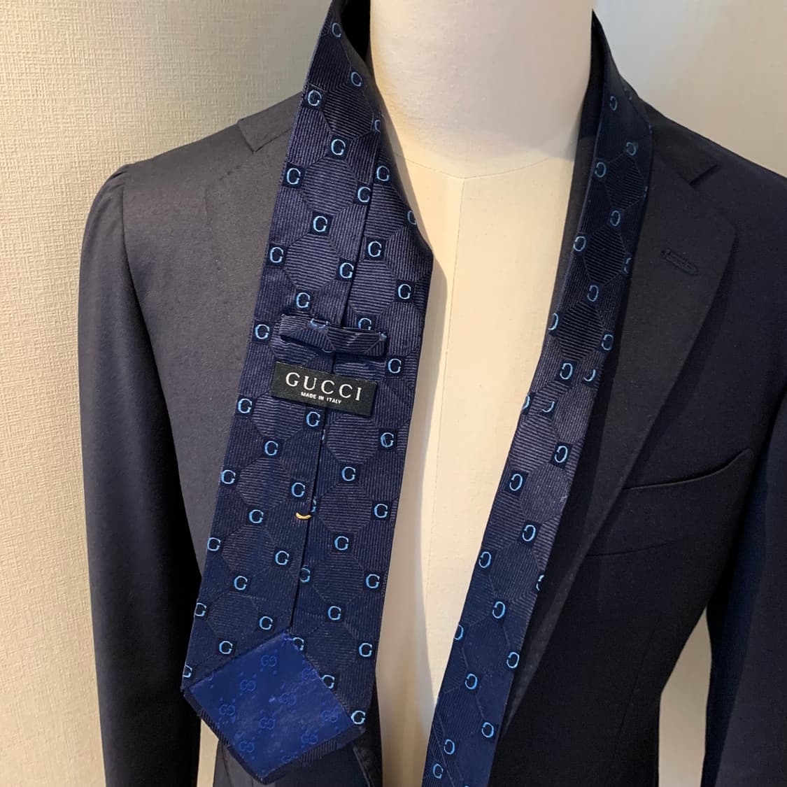구찌(GUCCI) GG모노그램 로고플레이 명품넥타이 A+등급 상품이미지2