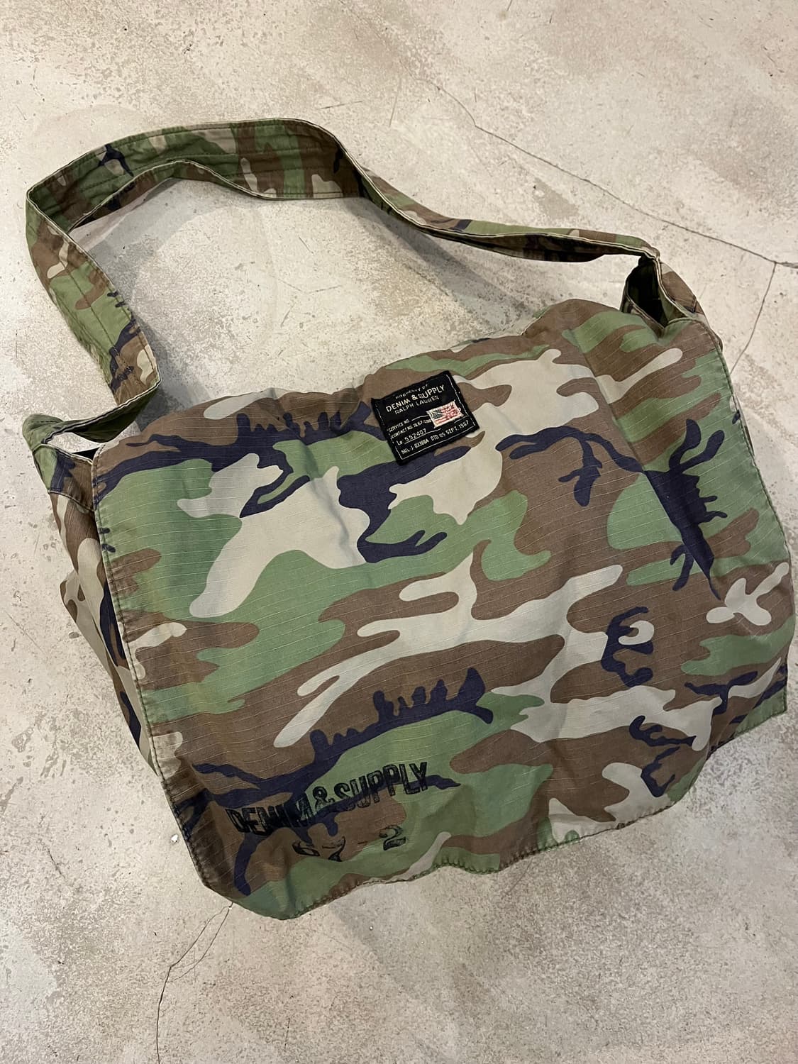 빈티지 랄프로렌 폴로 데님&서플라이 우드랜드 크로스 상품이미지1