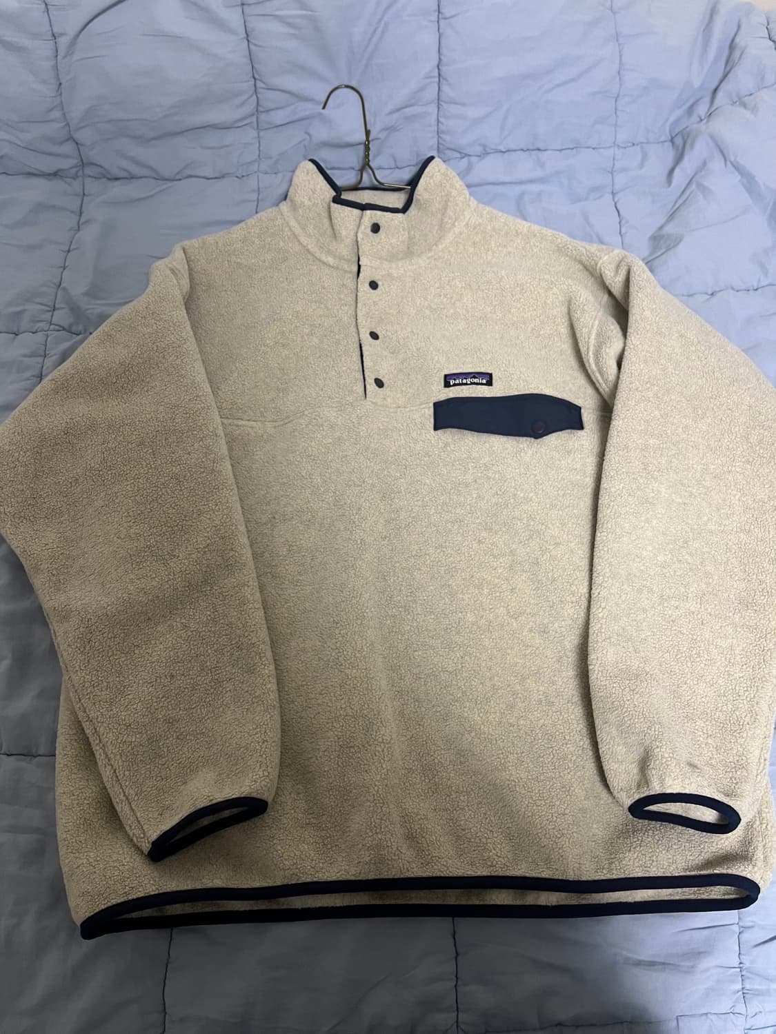 파타고니아 신칠라 스냅티 플리스 풀오버 오트밀 헤더 상품이미지3