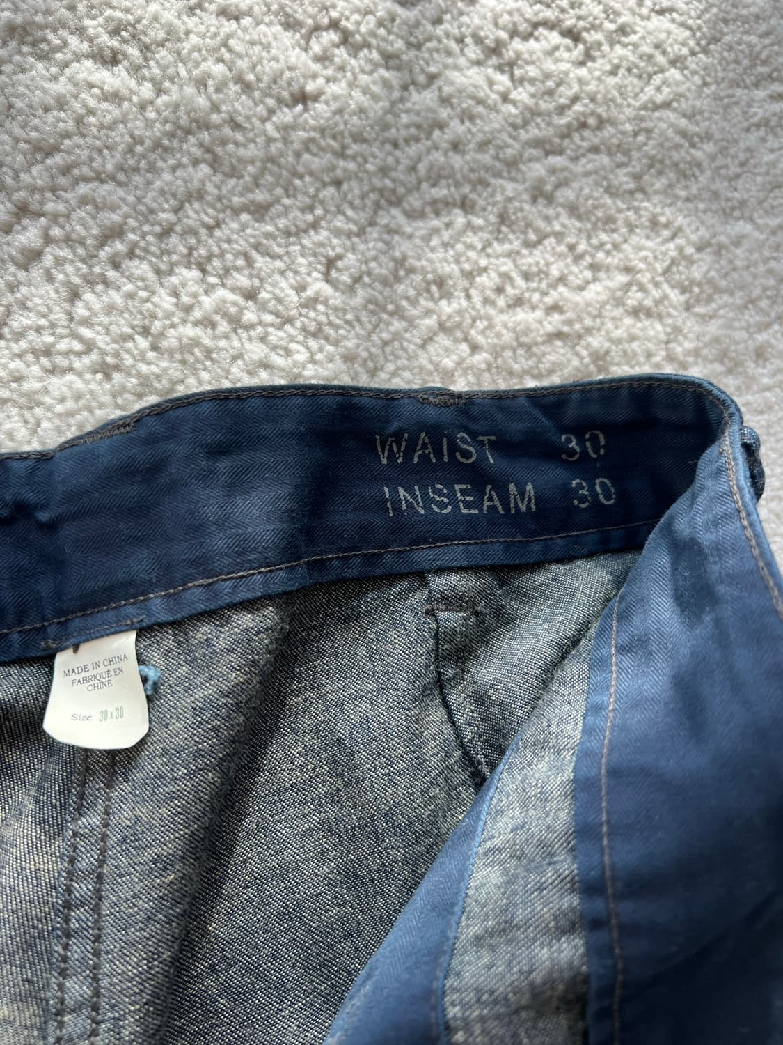 더블알엘 데님 카고 팬츠 상품이미지5